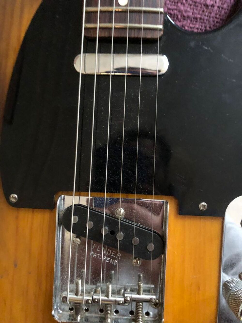 FENDER TELECASTER MX - UPGRAD&Eacute;E (micros US + MANCHE US) Instruments de musique