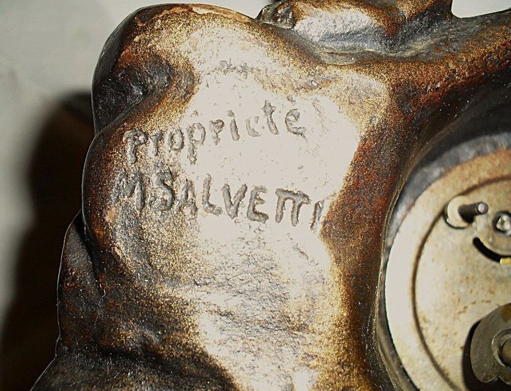 Horloge statue chien vintage Décoration