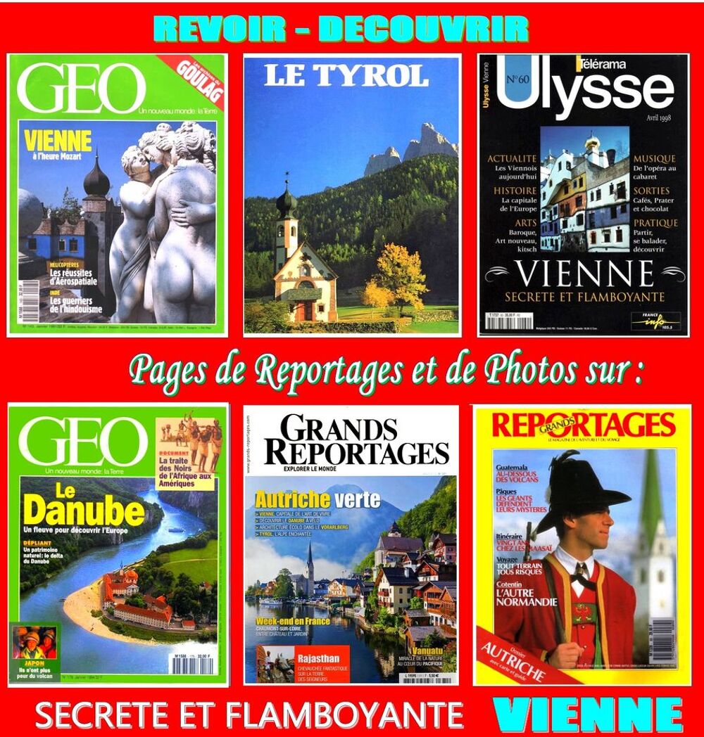 AUTRICHE - Tyrol - VIENNE / prixportcompris Livres et BD