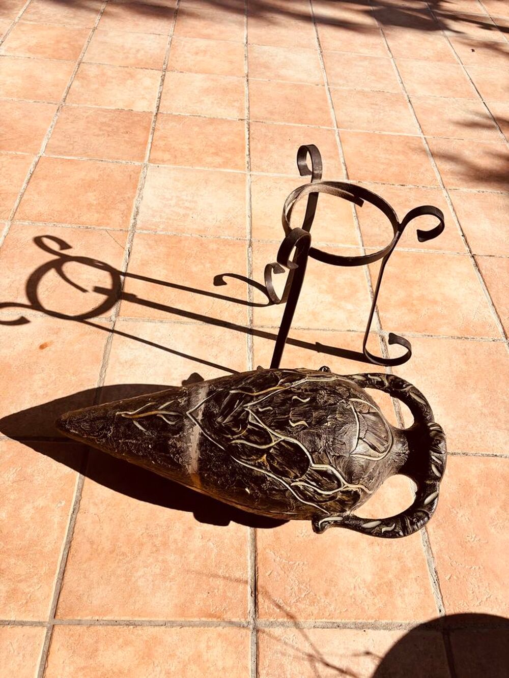 Jarre espagnole sur pied Décoration