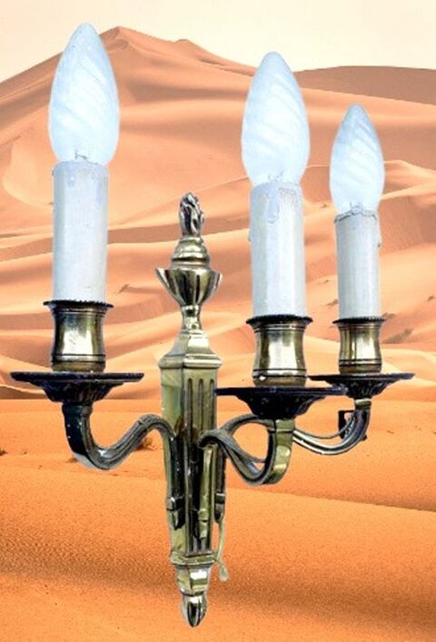 Applique murale ancienne dor�e, en bronze, style ancien, en 58 Paris 16 (75)