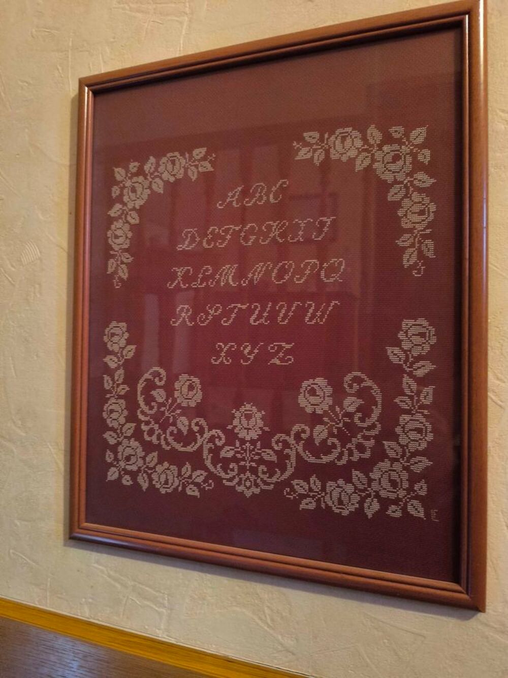 broderies points de croix Décoration