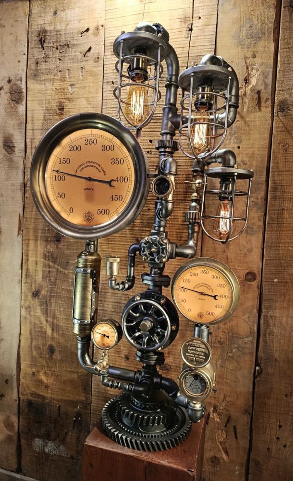 steampunklampe 