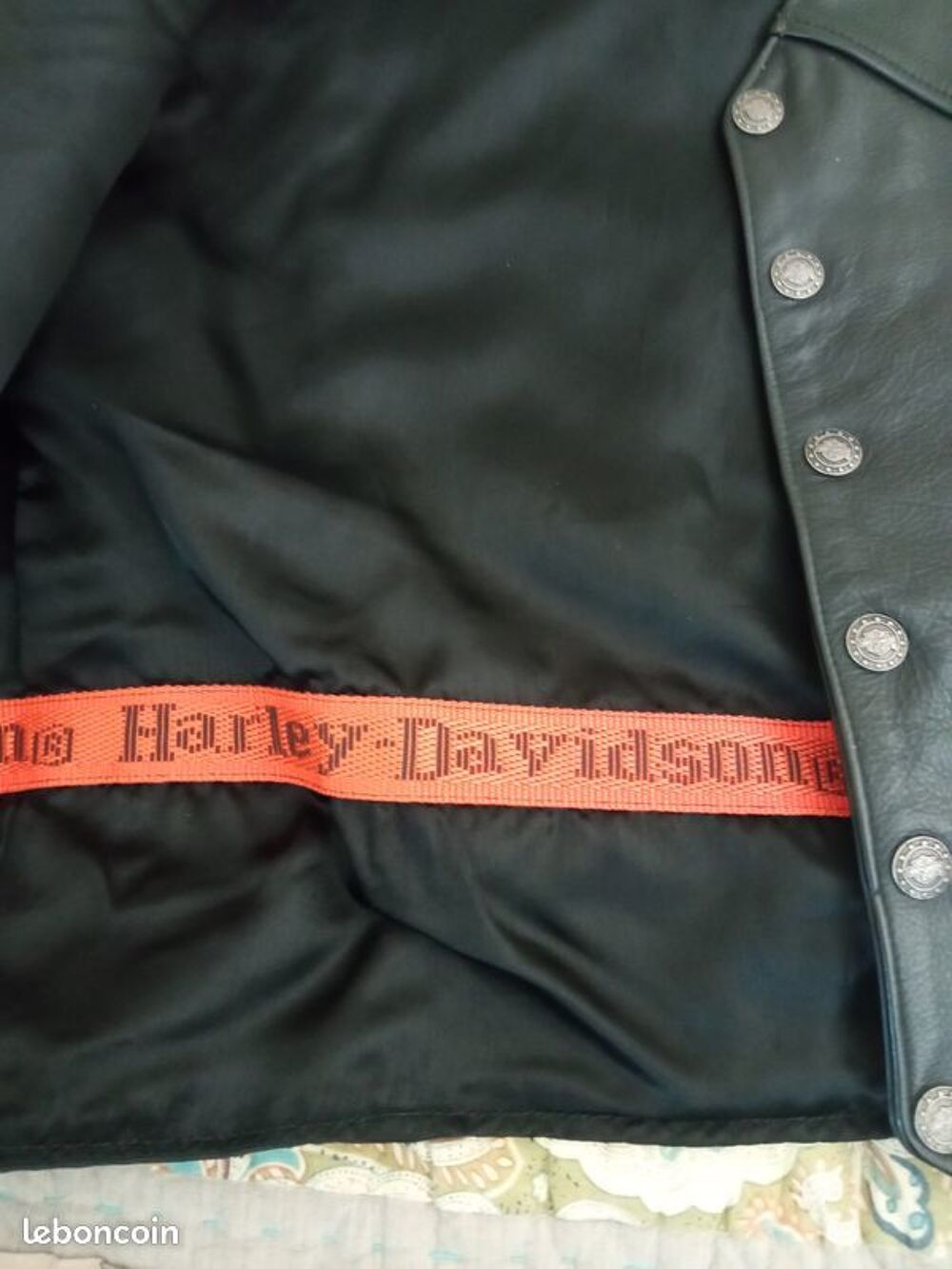 Gilet en cuir, Harley Davidson V�tements