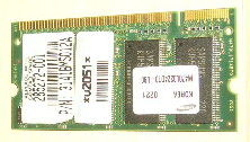 RAM Compaq 256MB, 266MHz, PC2100,Pc portable Matériel informatique