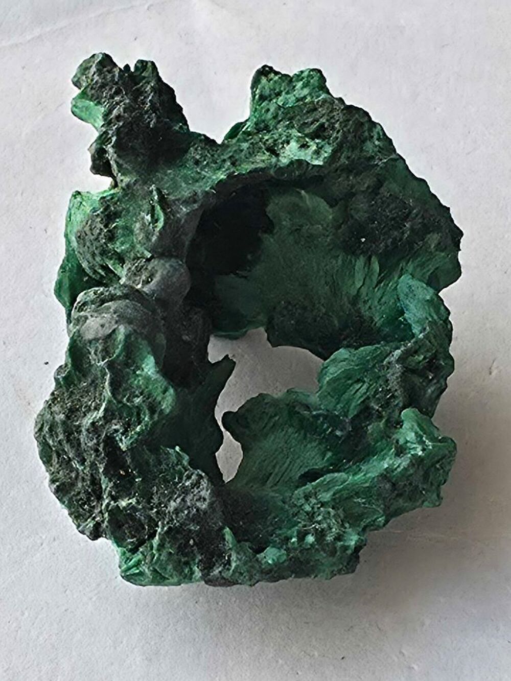 Malachite Fibreuse Stalactitique du Katanga-Pierre Naturelle 20g 