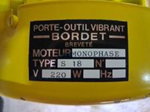   Porte outils vibrant BORDET 