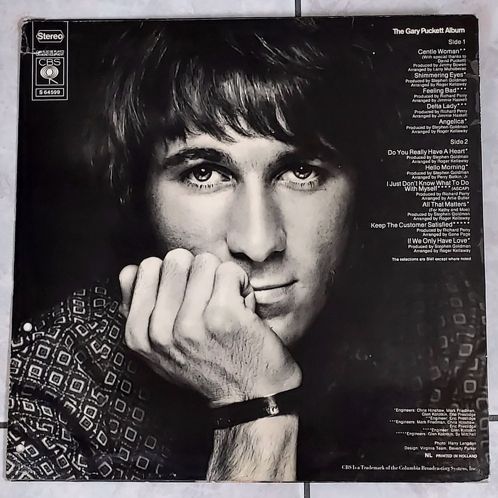 THE GARY PUCKETT ALBUM -33t-KEEP THE CUSTOMER SATISFIED-1971 CD et vinyles