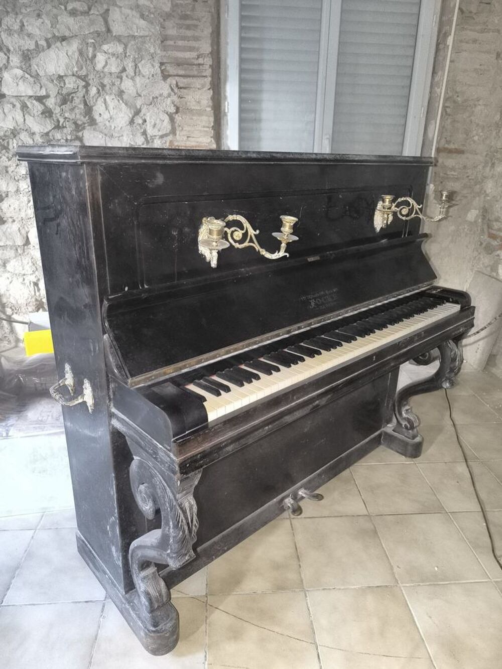 Piano Fock&eacute; Paris 1ere m&eacute;daille d'or 1889 Instruments de musique