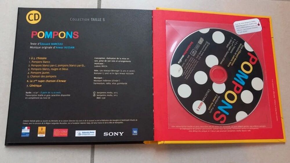 Pompons : Livre CD Enfants Livres et BD