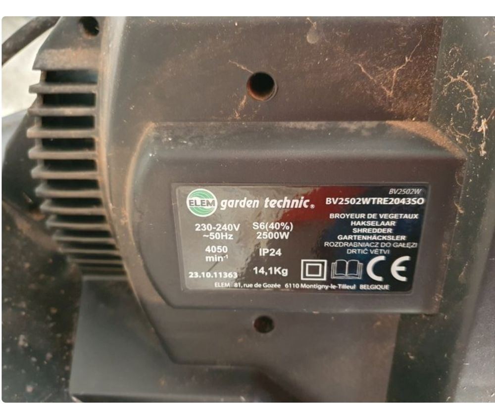 Broyeur v&eacute;g&eacute;taux Jardin