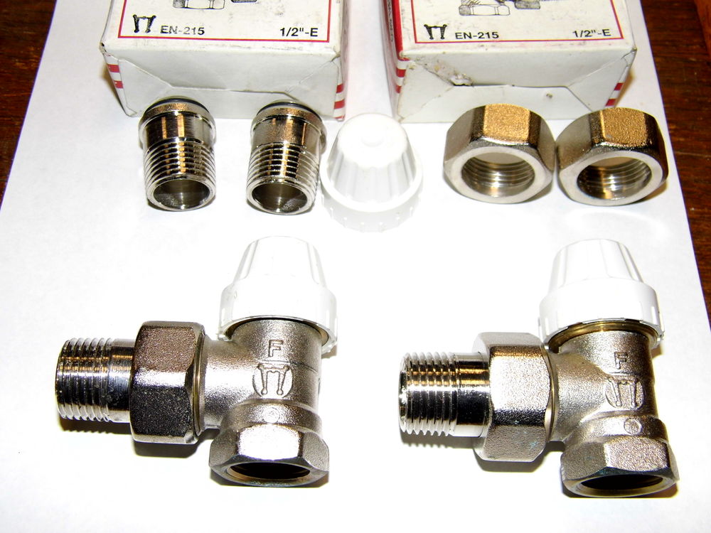 2 Thermostat ORKLI thermostatic radiateur valve Bricolage