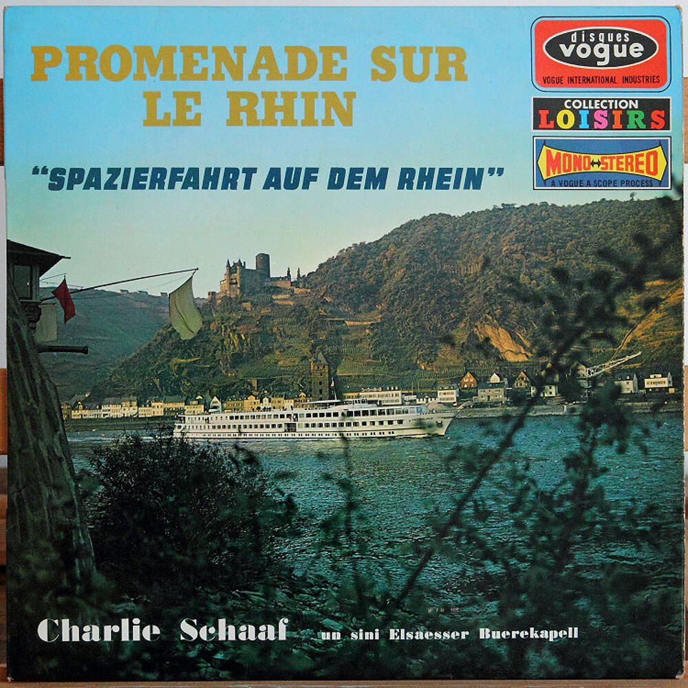 33T, 30cm - Charlie Schaaf - Promenade sur le Rhin
CD et vinyles