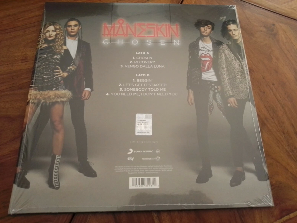 MANESKIN RARE LP VINYL 33 TOURS COULEUR BLEU "CHOSEN" NEUF S CD et vinyles
