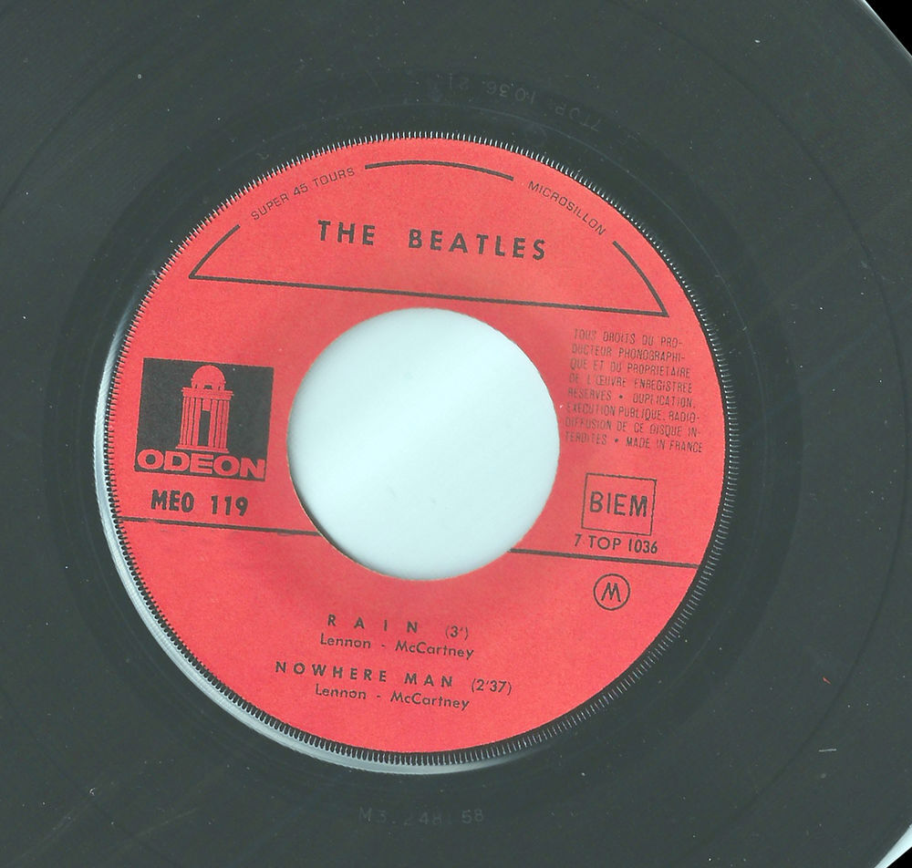 The Beatles ? Paperback Writer / Rain (EP Odeon 1966) ? CD et vinyles