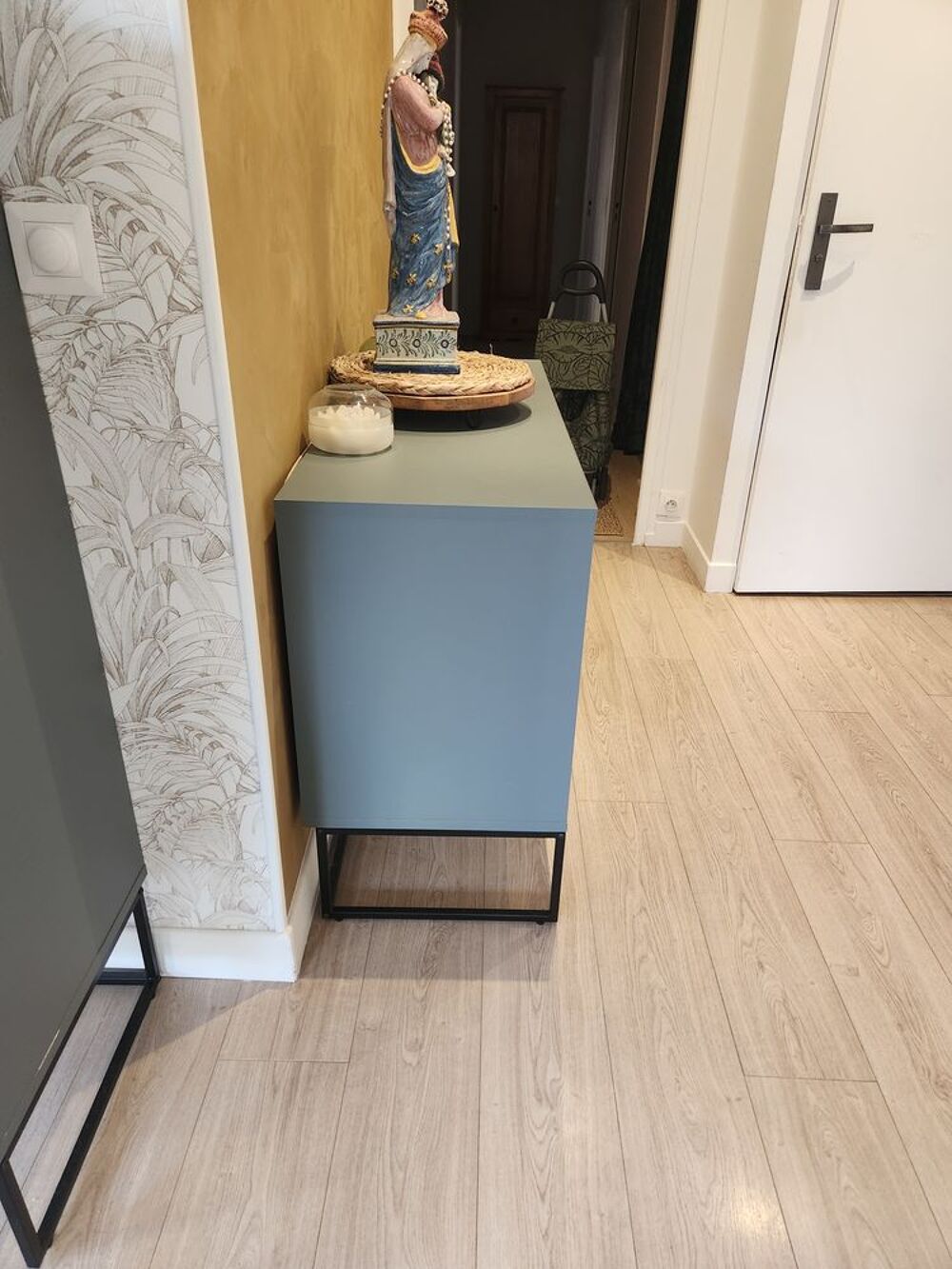 Petit Buffet haut vert mat possibilit&eacute; buffet bas assorti Meubles