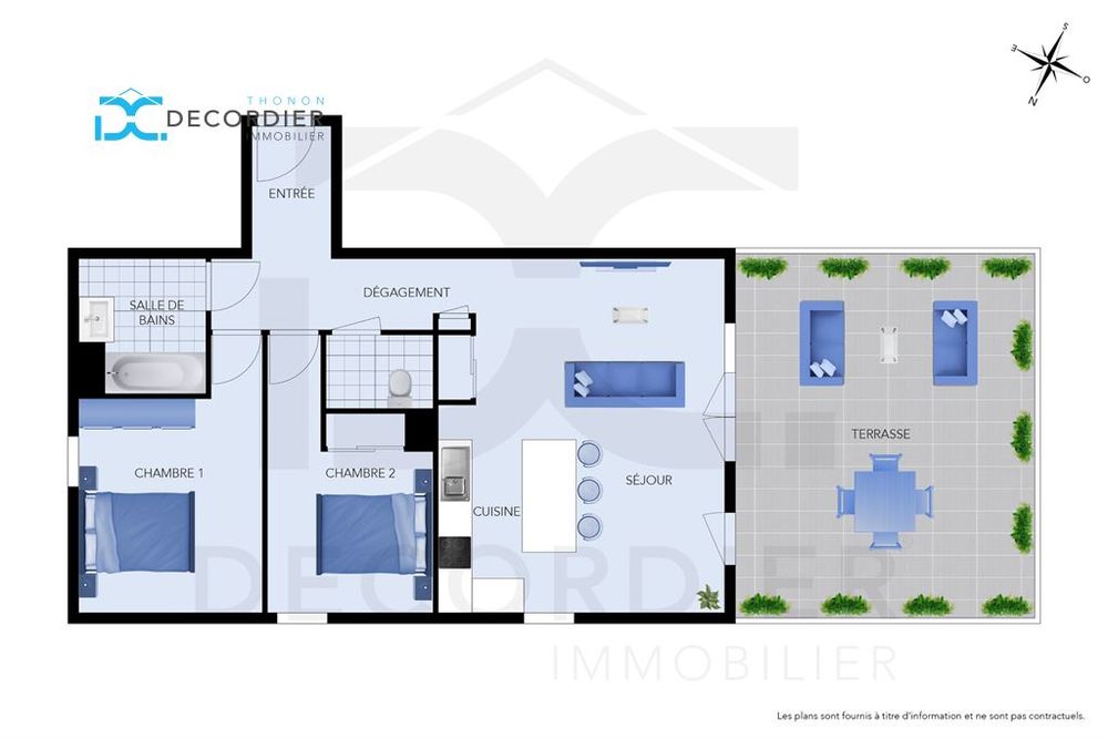 Vente Appartement APPARTEMENT T3 AVEC TERRASSE ET GARAGE À VENDRE À SCIEZ Sciez