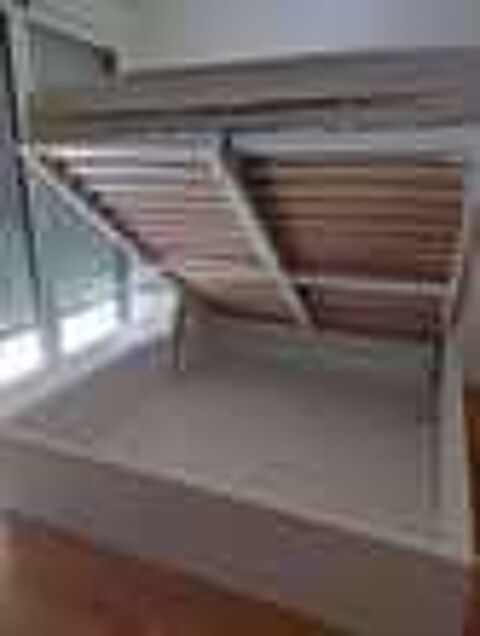 cadre de lit avec rangement ikea (160/200) Meubles