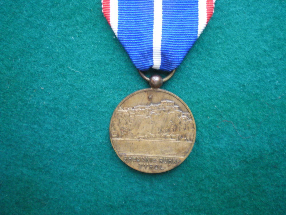 M&eacute;daille de Rh&eacute;nanie - 2&deg; mod&egrave;le. 