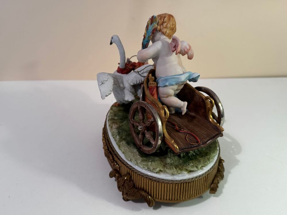 SCULPTURE EN BISCUIT DE LA MANUFACTURE * TICHE * CAPODIMONTE Décoration