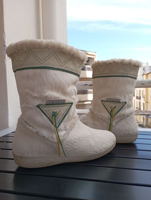 Aprs-ski TECNICA fourrure vrita.cuir bottes neige bottines 55 Nice (06)