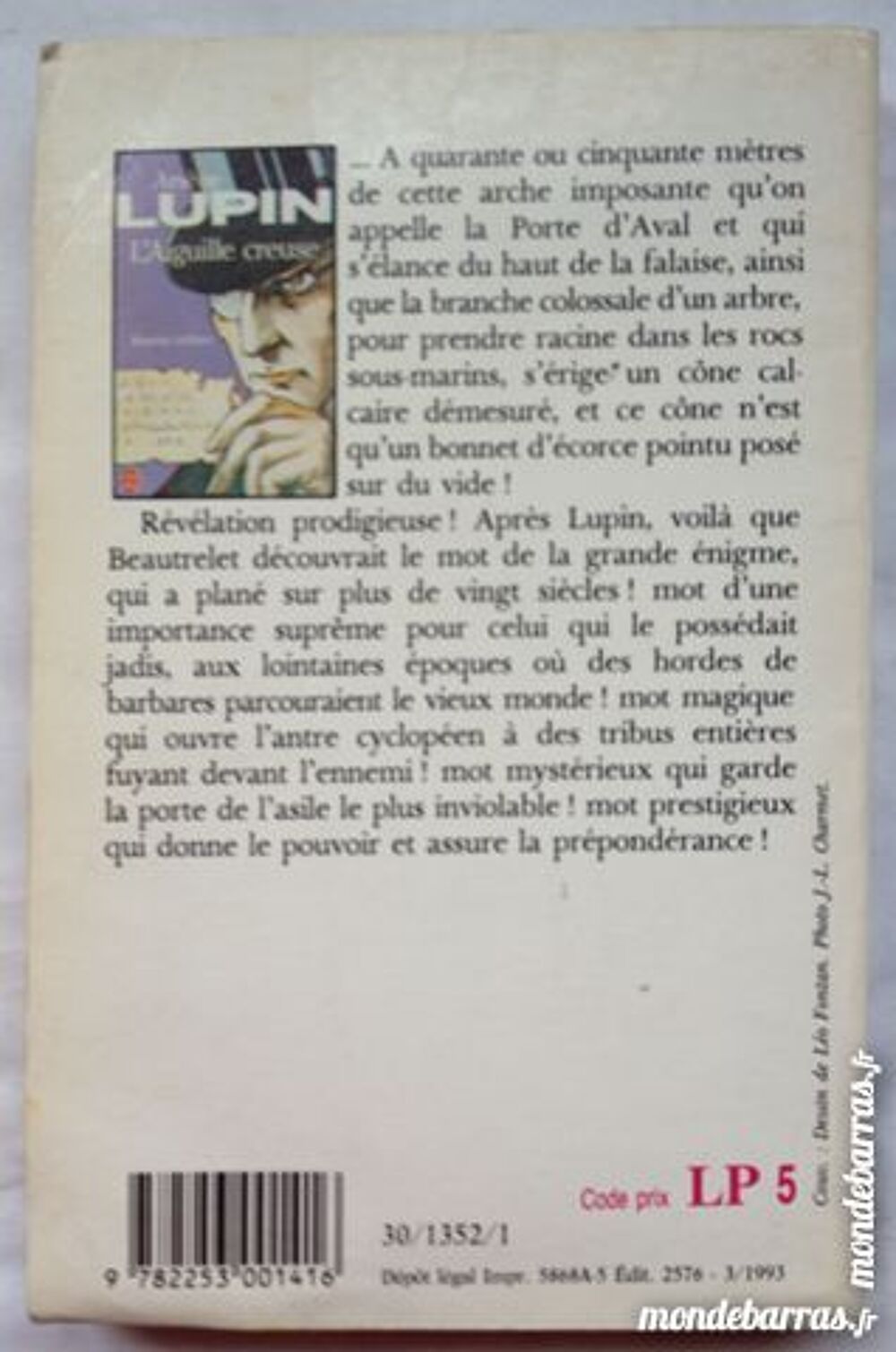 Ars&egrave;ne Lupin L'aiguille creuse Livres et BD