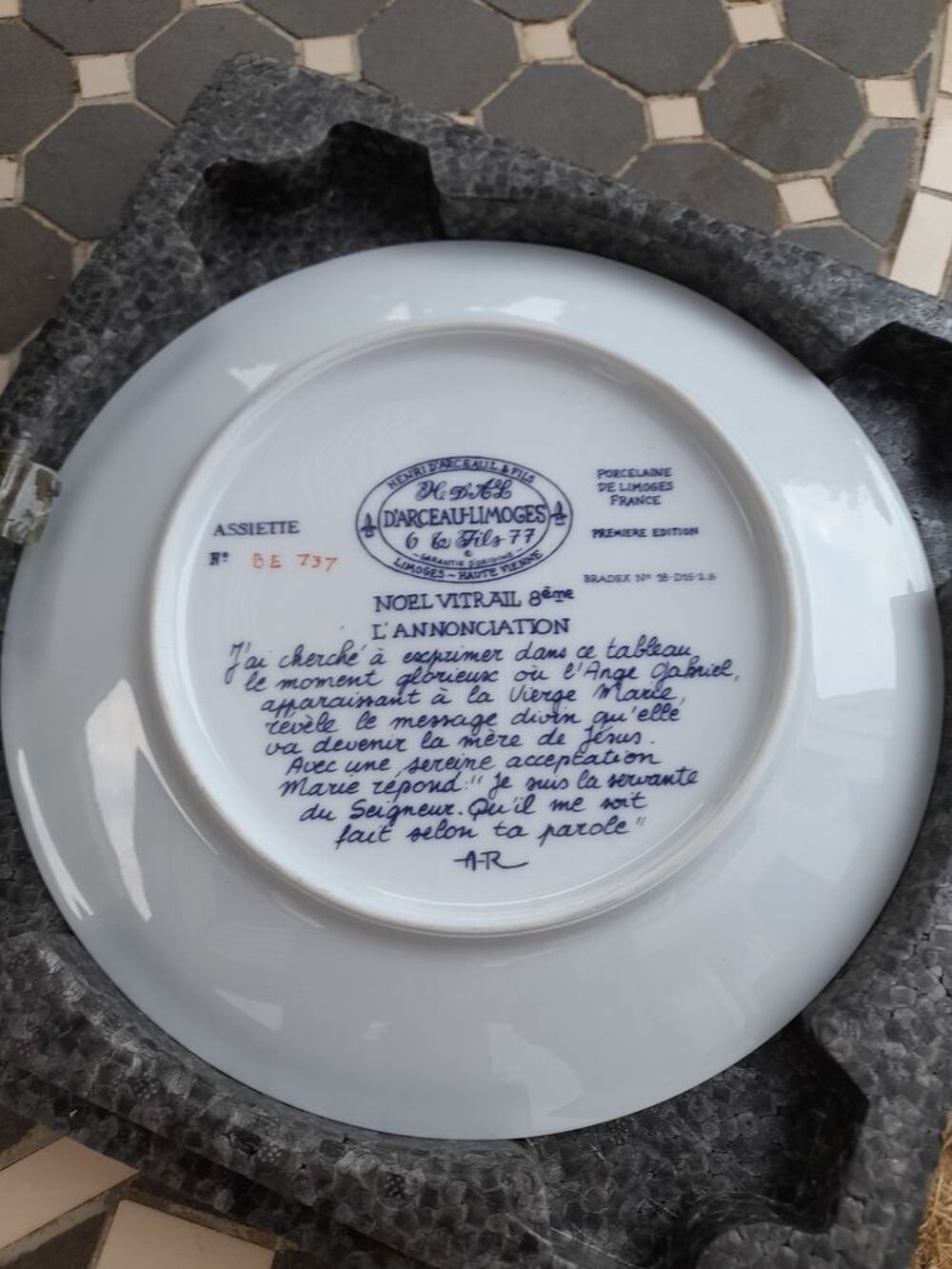 Assiette religion Décoration