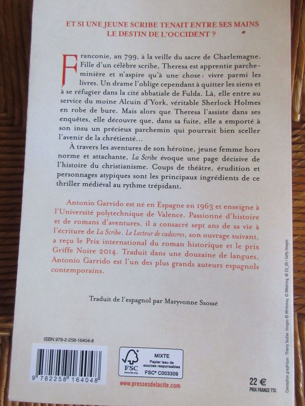 La scribe d'Antonio Garrido Livres et BD