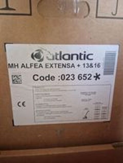   Pompe a chaleur Atlantic alfea extensa  kit complet  