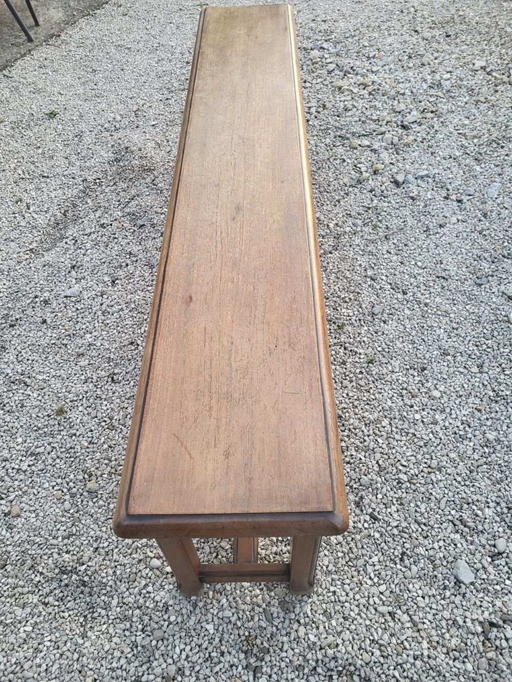 Banc chene massif Décoration