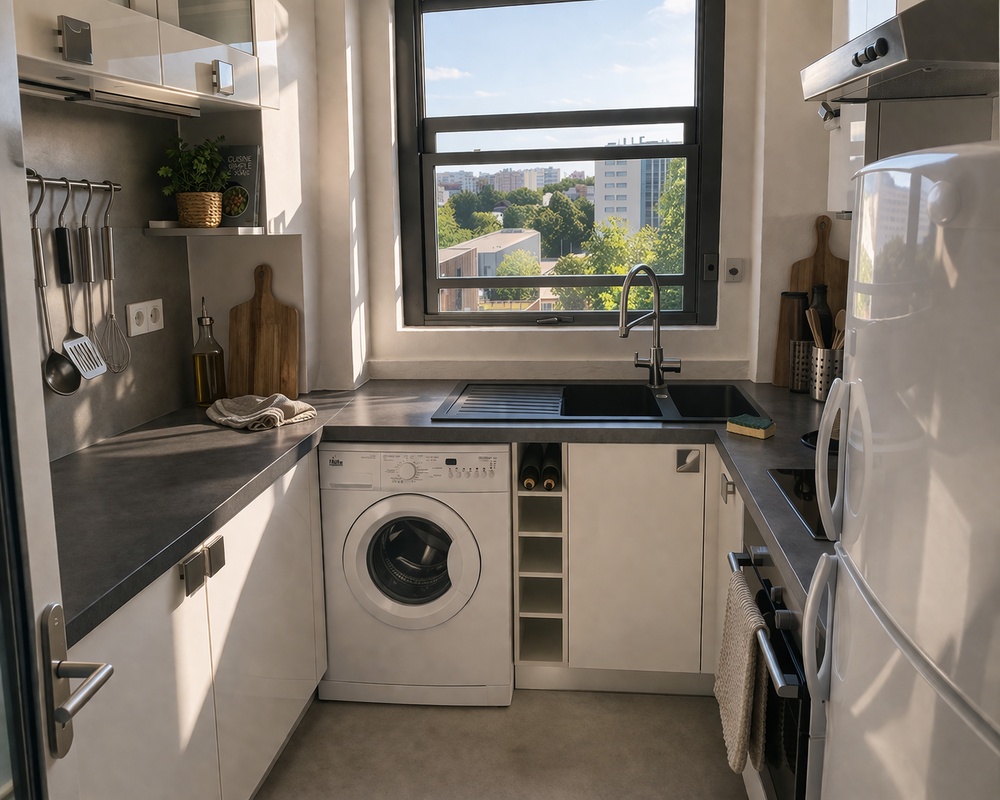 Vente Appartement Paris 18e  Dernier étage avec ascenseur  2 balcons  Vue Monu Paris 18