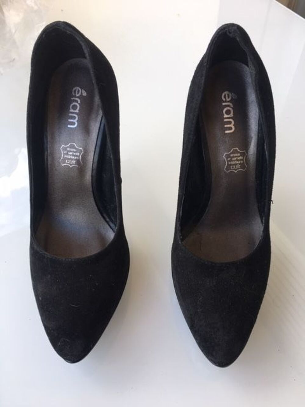 ESCARPINS DAIM NOIR Chaussures