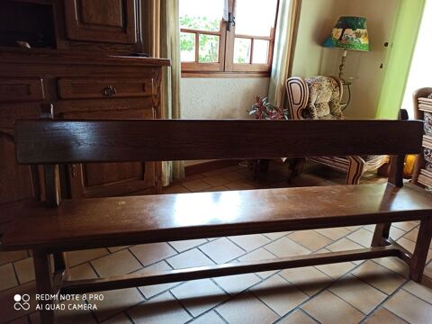 Banquette en chtaignier massif 150 Salles (33)