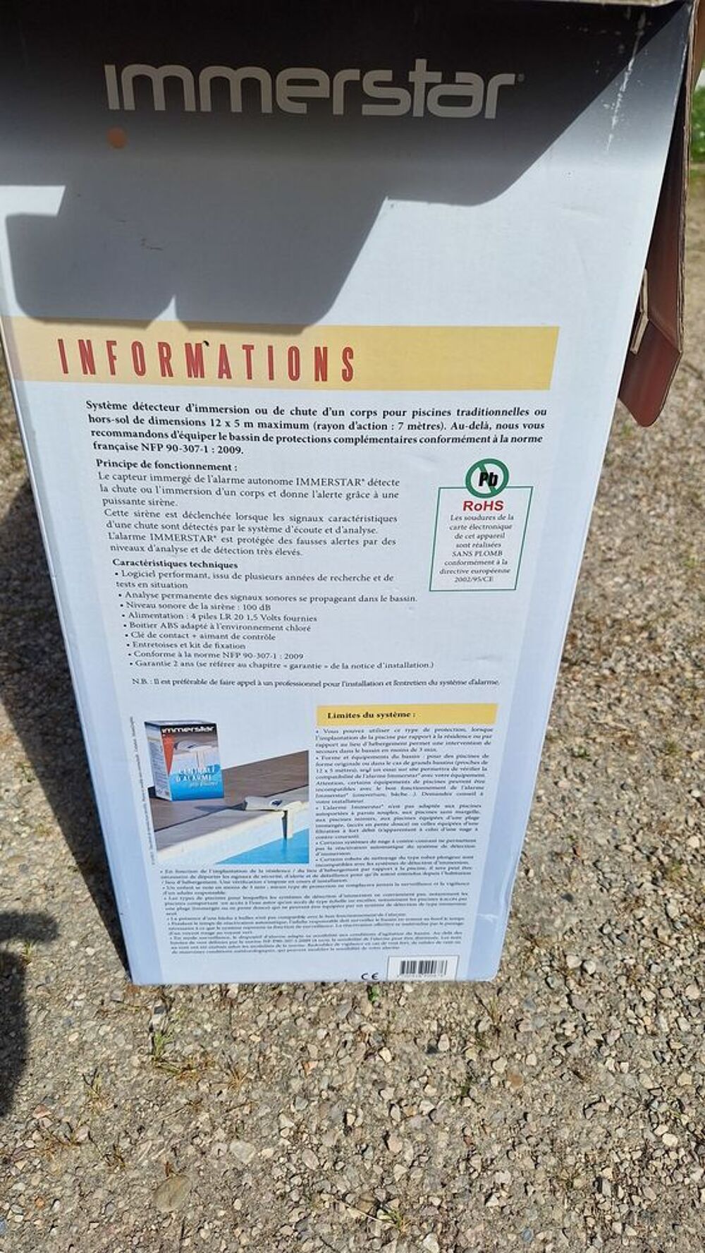 Alarme piscine Immerstar Jardin