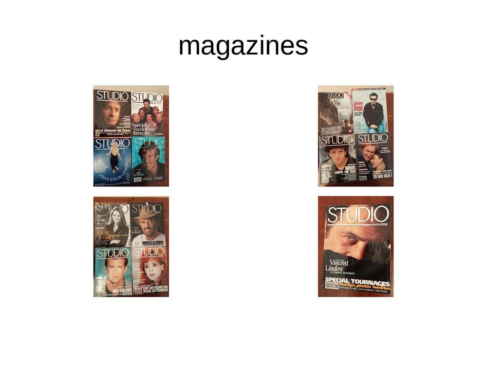 MAGAZINES COLLECTOR 