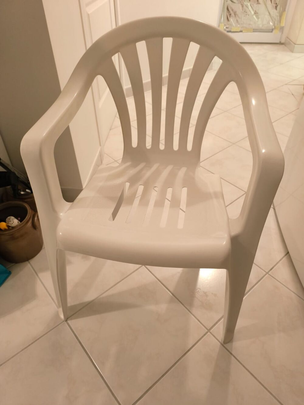 Chaise de jardin avec accoudoirs Jardin