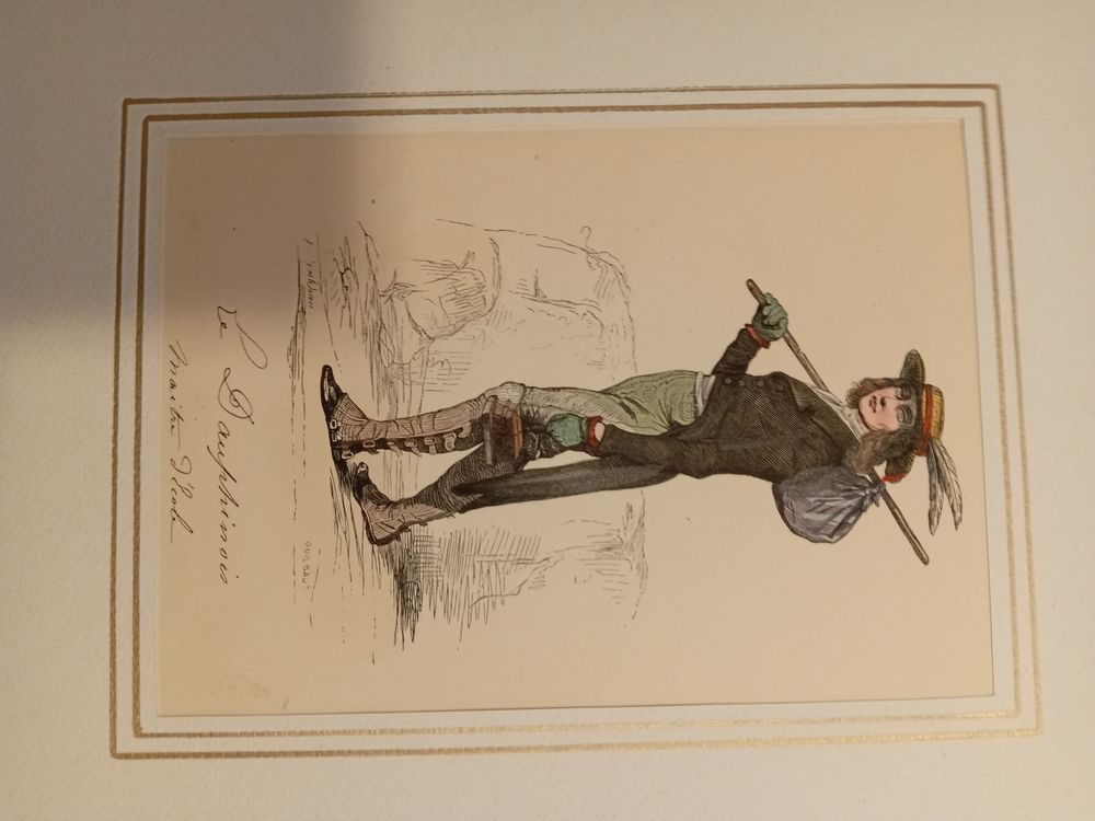 GRAVURES ORIGINALES de 1830 COSTUMES REGIONAUX 