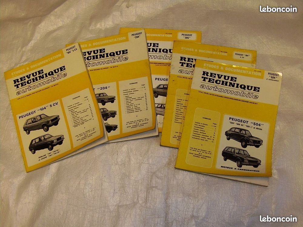 REVUE TECHNIQUES PEUGEOT Livres et BD