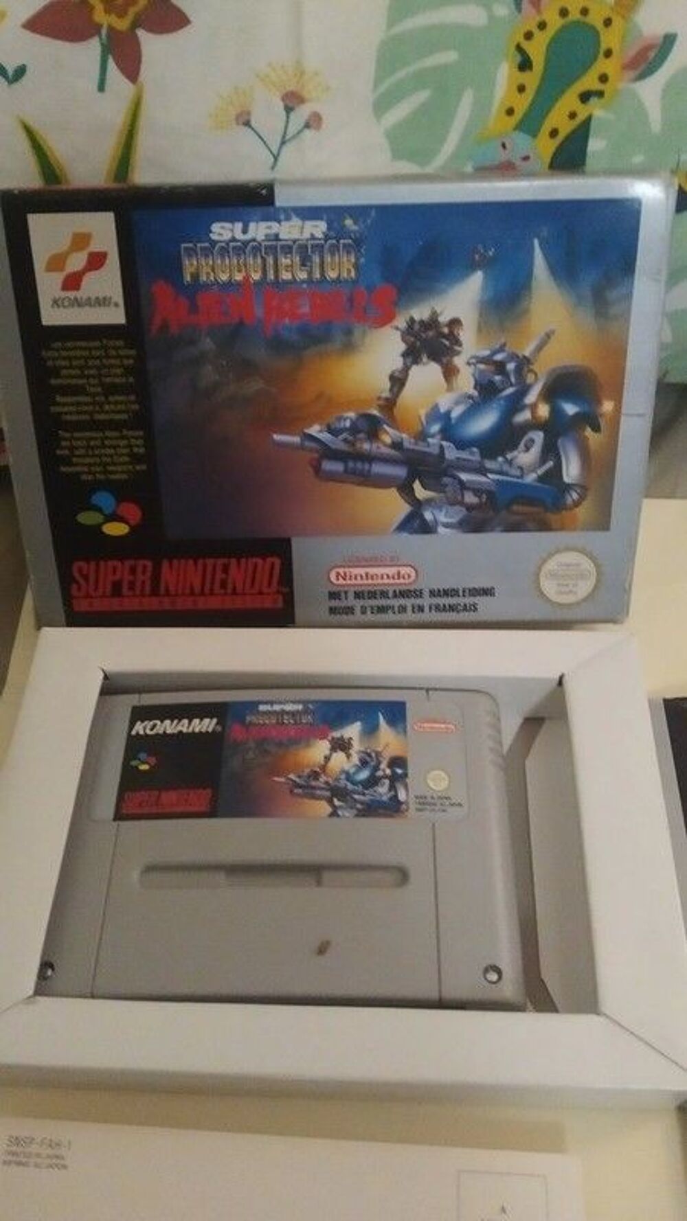 Super Probotector contra SNES alien rebels r&eacute;tro gaming mech Consoles et jeux vidéos