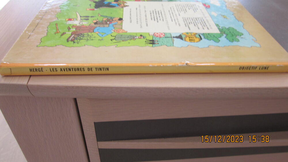 B D TINTIN OBJECTIF LUNE DE 1968 D I Livres et BD