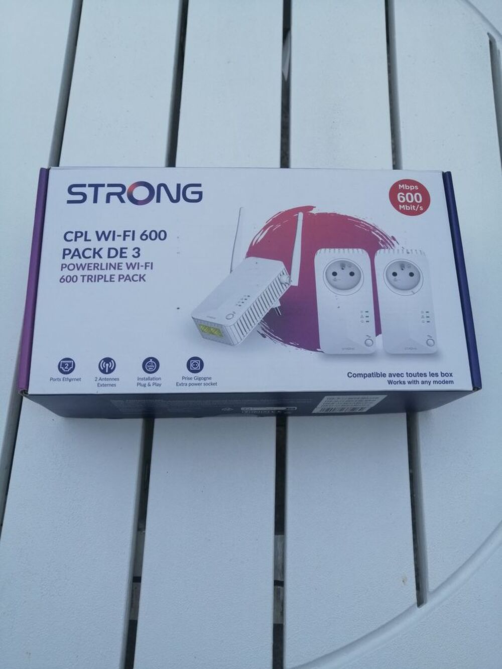 CPL WIFI 600 Mbps PACK DE 3 de marque STRONG Matériel informatique