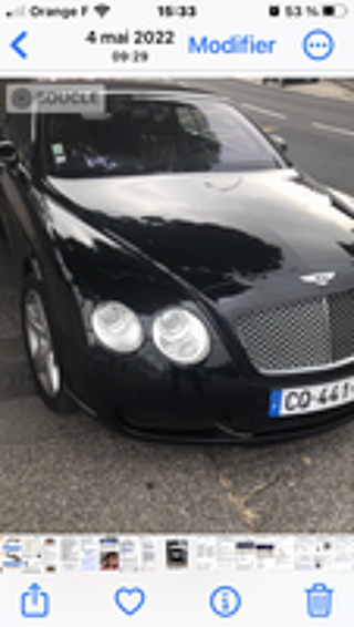 Continental GT C W12 6.0 575 ch A 2007 occasion 06000 Nice