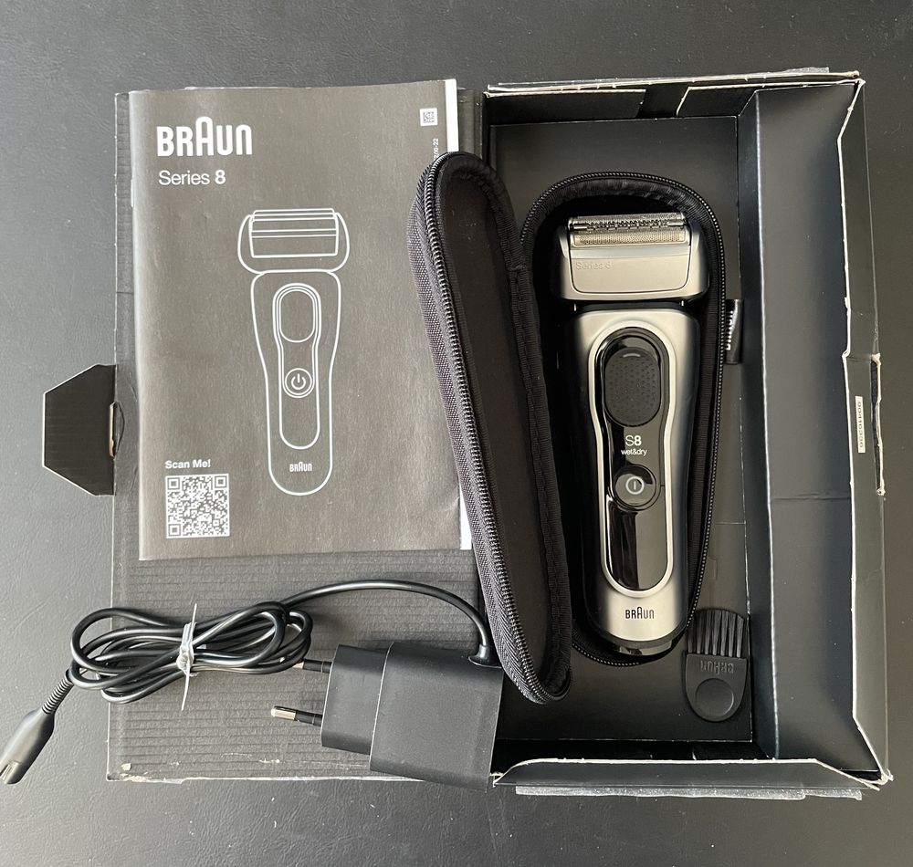 Rasoir BRAUN S&eacute;rie 8 mod. 8517S &eacute;tat neuf garantie 2027 Electroménager