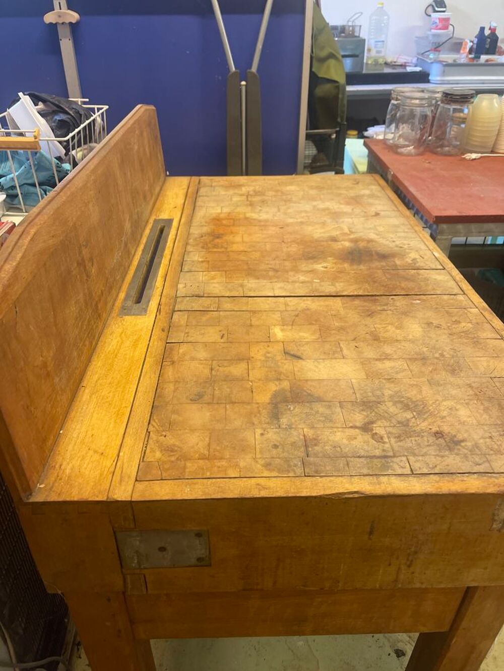 Billot ancien de boucher Meubles