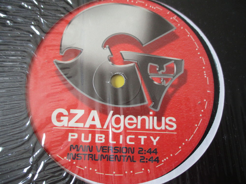 GZA /THE GENIUS WU TANG CLAN MAXI 45 TOURS CD et vinyles
