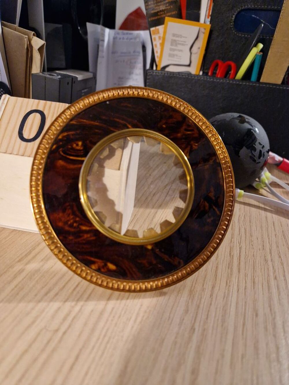Cadre circulaire pour miniature - Milieu XX&egrave;me si&egrave;cle Décoration