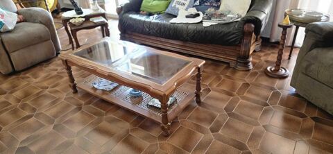 Table basse bois et rotin 15 Saint-Martin-de-Crau (13)