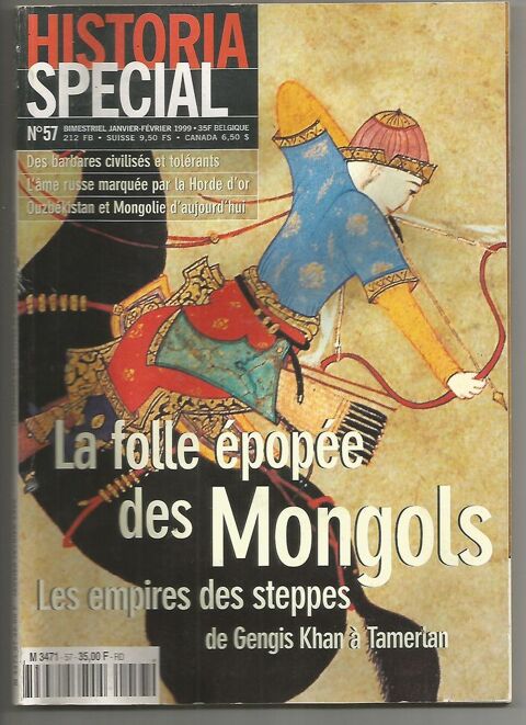 HISTORIA SPECIAL N 57 La folle pope des Mongols 3 Montauban (82)