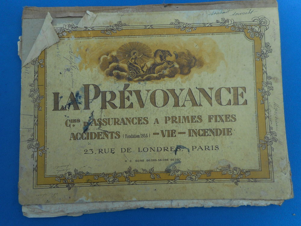Sous-main en carton "La Pr&eacute;voyance" 