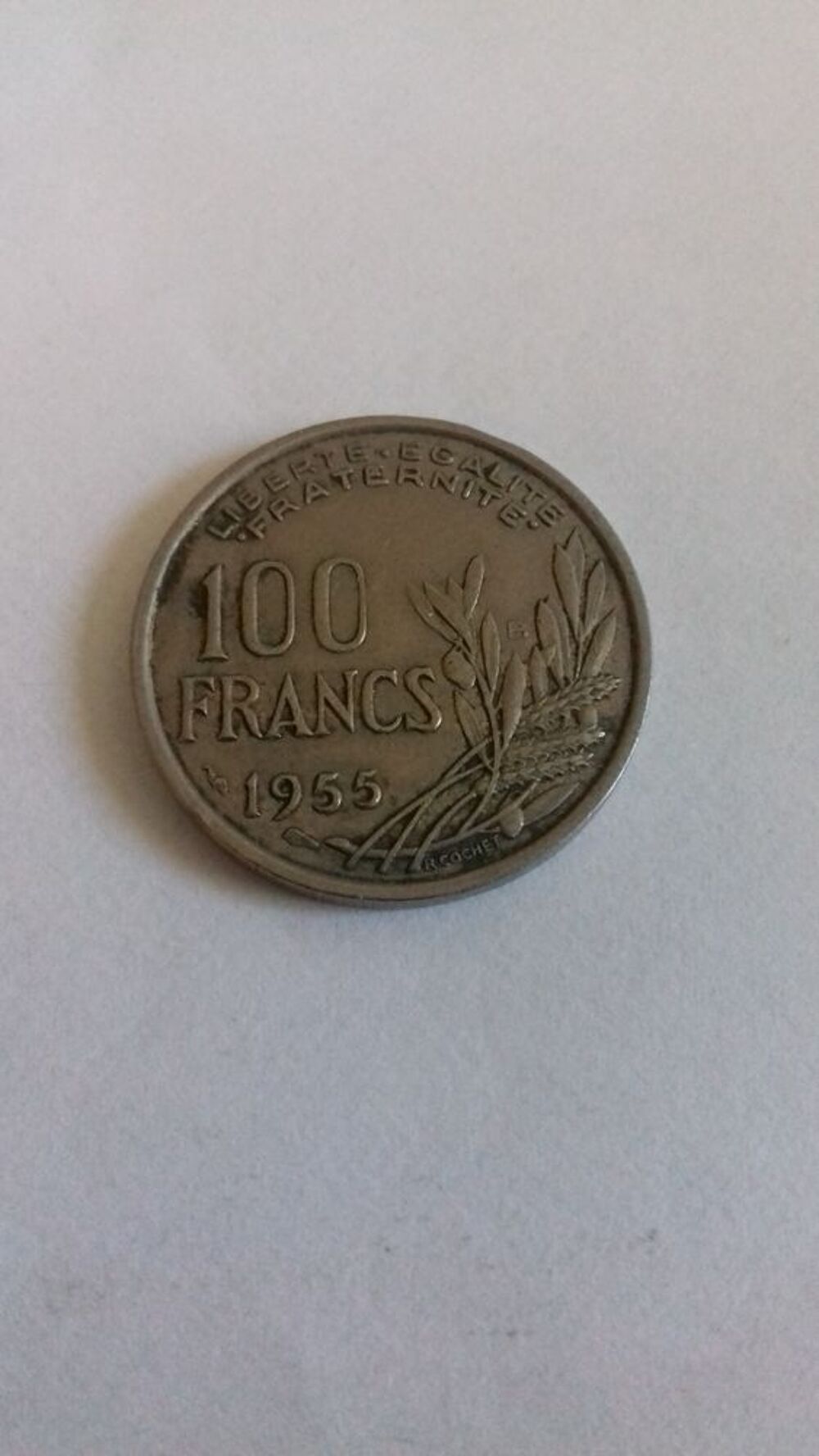 Pi&egrave;ce de 100F 1955 
